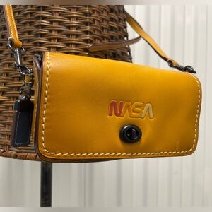 Tan Coach 1941 NASA Clutch Mini Handbag RARE HTF EUC